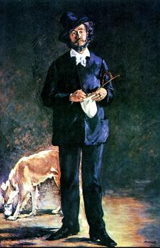 Edouard Manet : The Artis, Portrait of Marcellin Desboutin